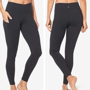 TOMMY JOHN NWT GO ANYWHERE POCKET BLACK HIGH RISE LEGGINGS EXTRA SMALL